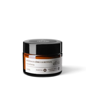 Noční krém s retinolem a růží damašskou