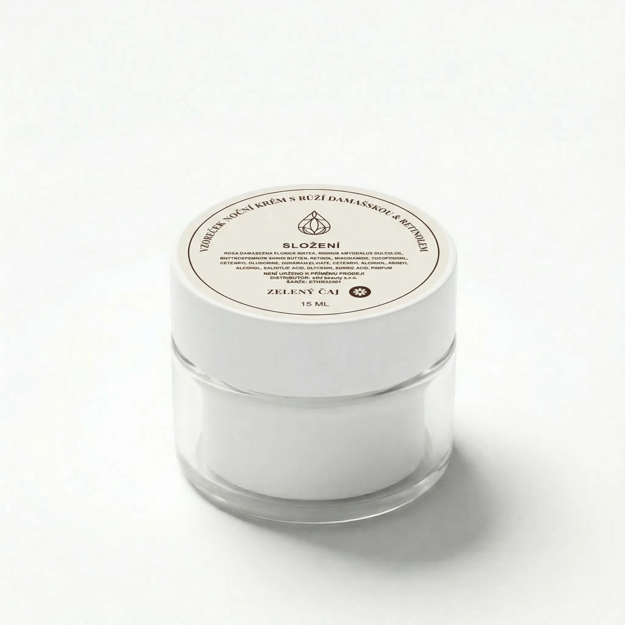 Vzorek - noční krém s retinolem a růží damašskou